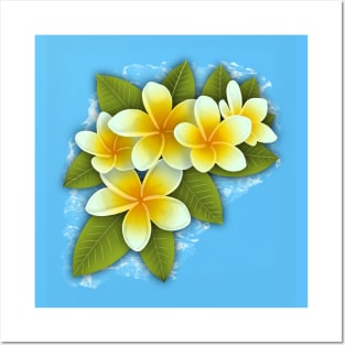 Frangipani Dreaming Posters and Art